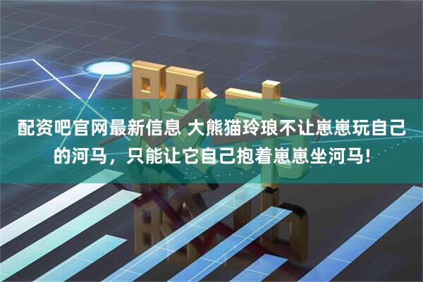 配资吧官网最新信息 大熊猫玲琅不让崽崽玩自己的河马，只能让它自己抱着崽崽坐河马!